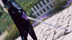 Mysterious Purple Dragon Blade