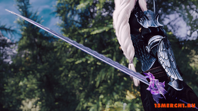 Mysterious Purple Dragon Blade